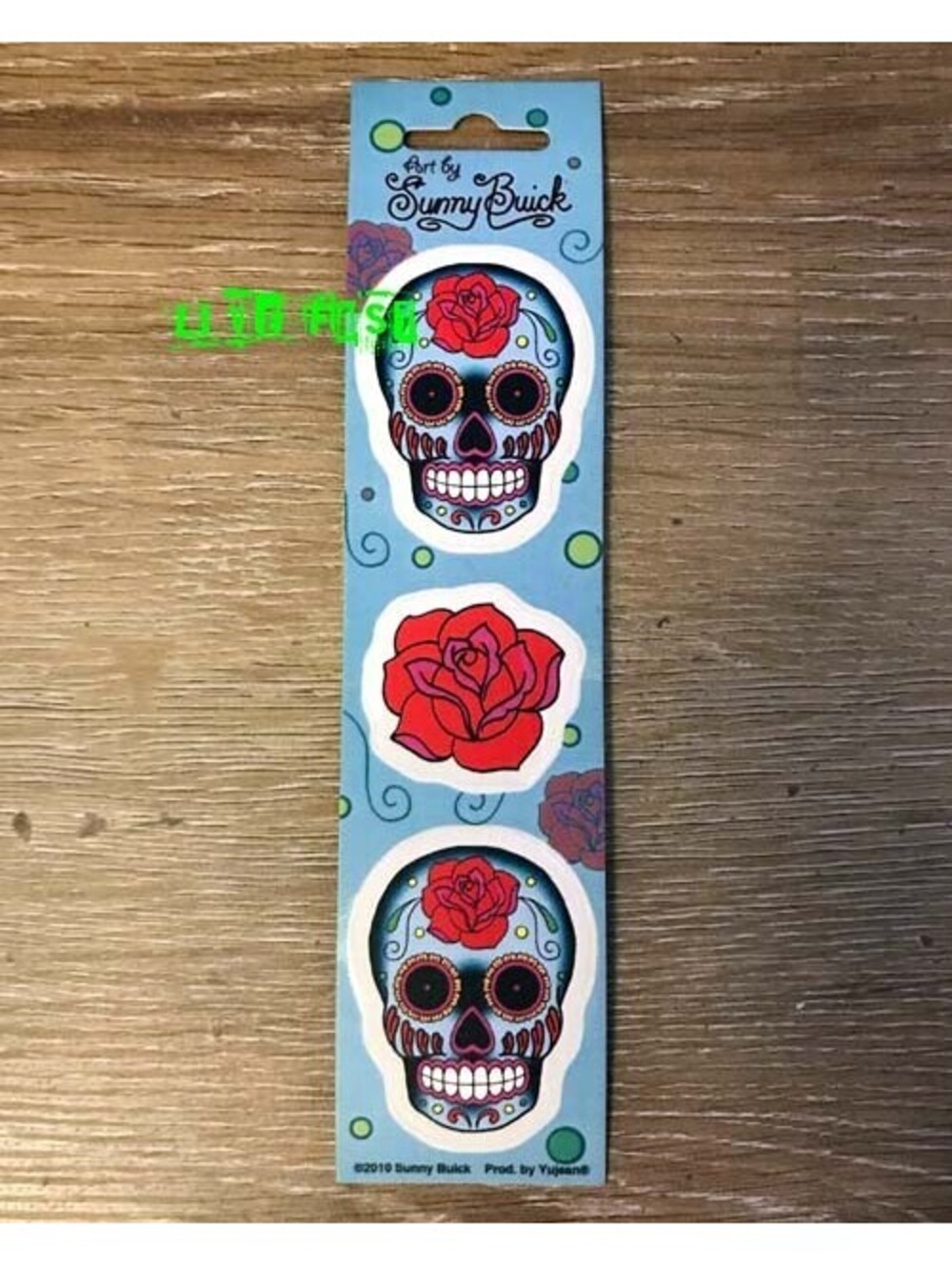 SUGAR SKULL STICKER DIA LOS MUERTOS DAY OF THE DEAD DECAL SET BUMPER STICKERS